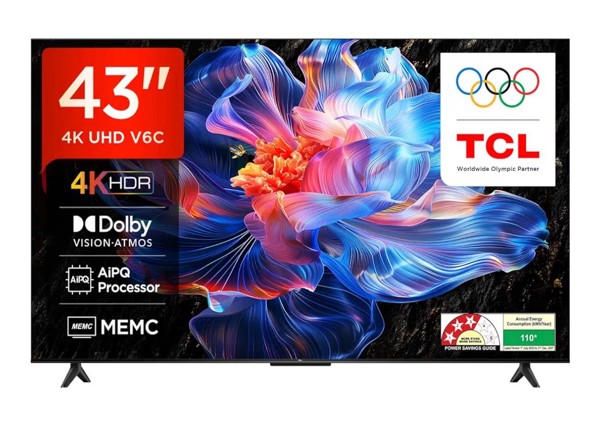 TV TCL 108CM 43 INCH 4K ULTRA - P25990