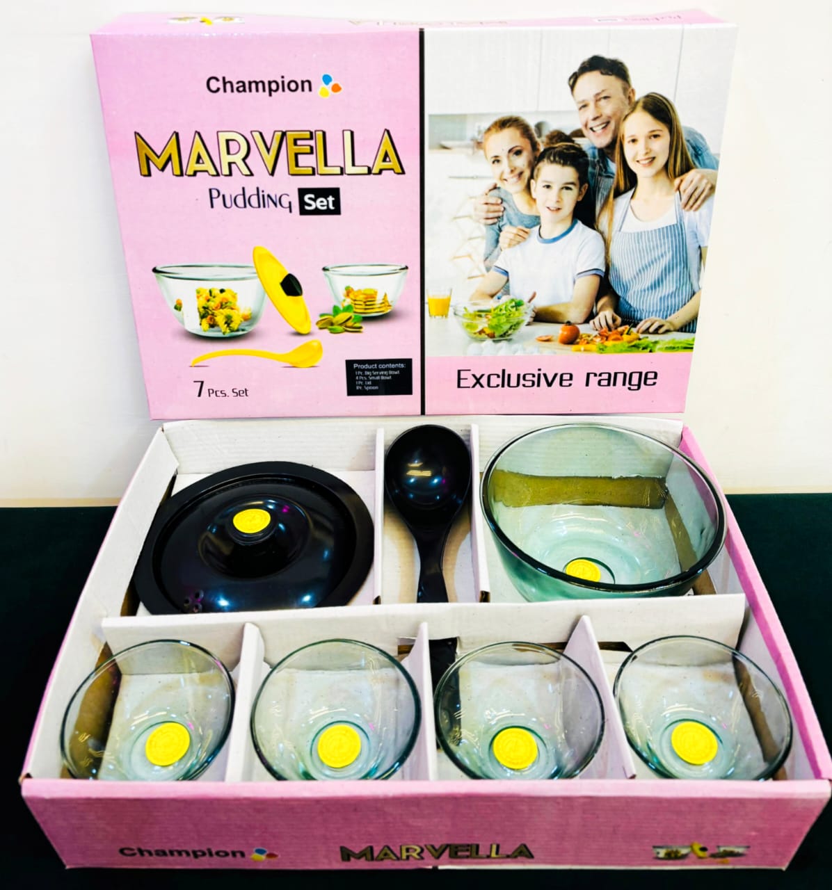 MARAVELLA GLASS BOWL 7 SET - P210